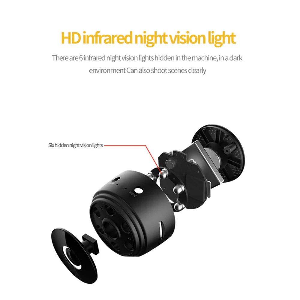 A9 Mini Camera 1080P Smart Home Security Magnetic Camcorder Surveillance Night Micro Motion Detection DVR Remote View