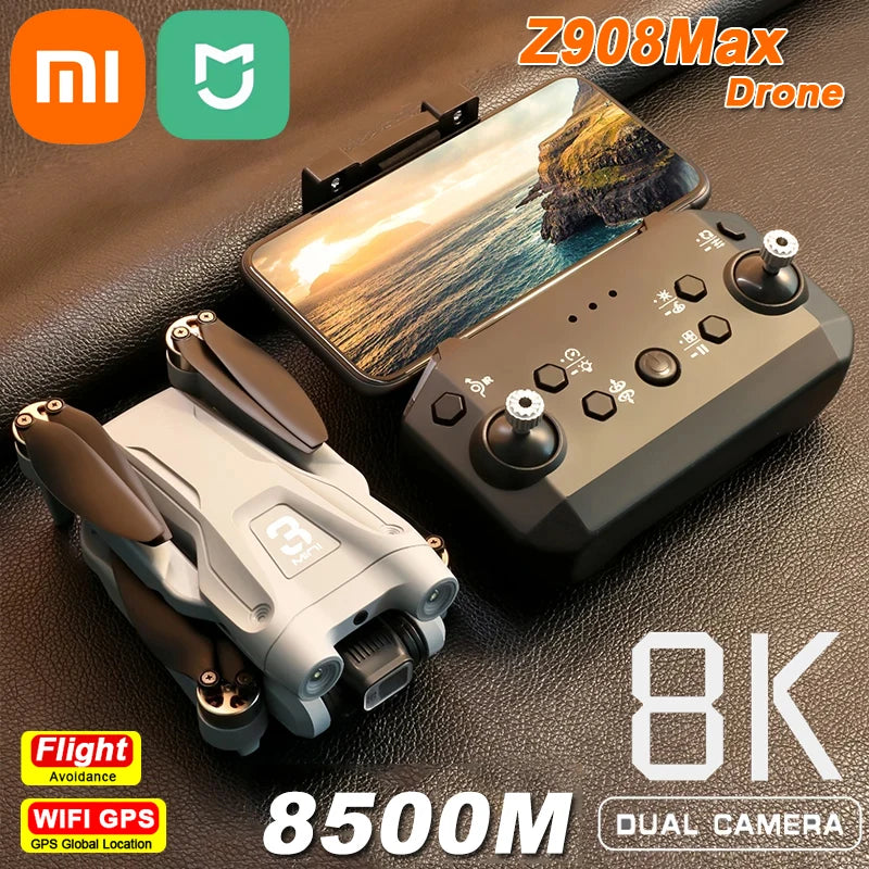 Xiaomi MIJIA Z908Max Drone 8K 5G GPS Professional HD Aerial Photography Dual-Camera Omnidirectional Obstacle Avoidance Quadrotor
