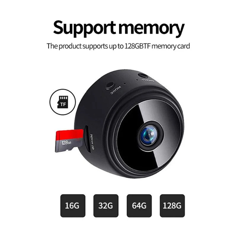 A9 Mini Camera 1080P Smart Home Security Magnetic Camcorder Surveillance Night Micro Motion Detection DVR Remote View