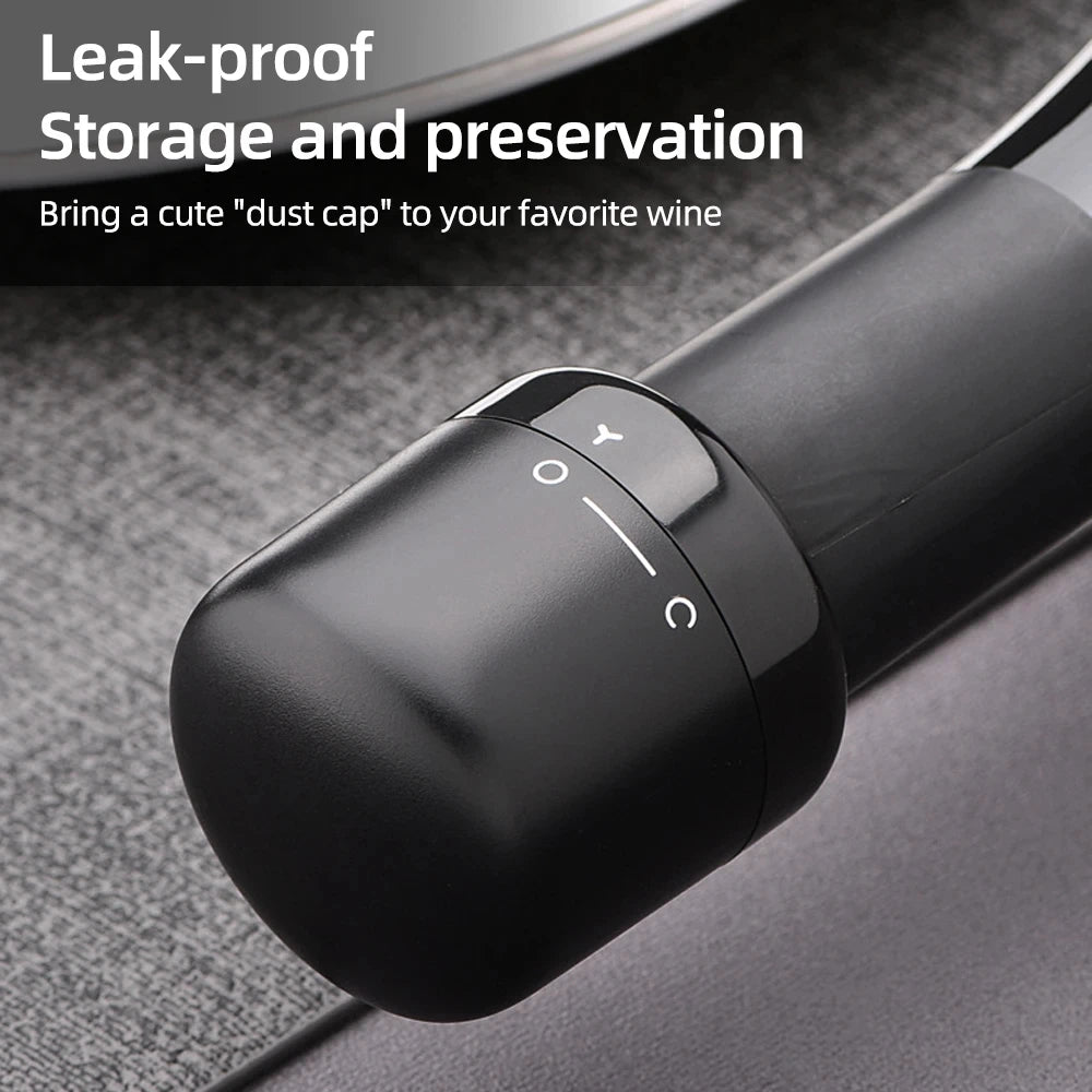 Xiaomi Vacuum Red Wine Champagne Bottle Stopper Set Sealed Bottle Cap Stopper Leak-proof Retain Freshness Wine Bottle Plug
